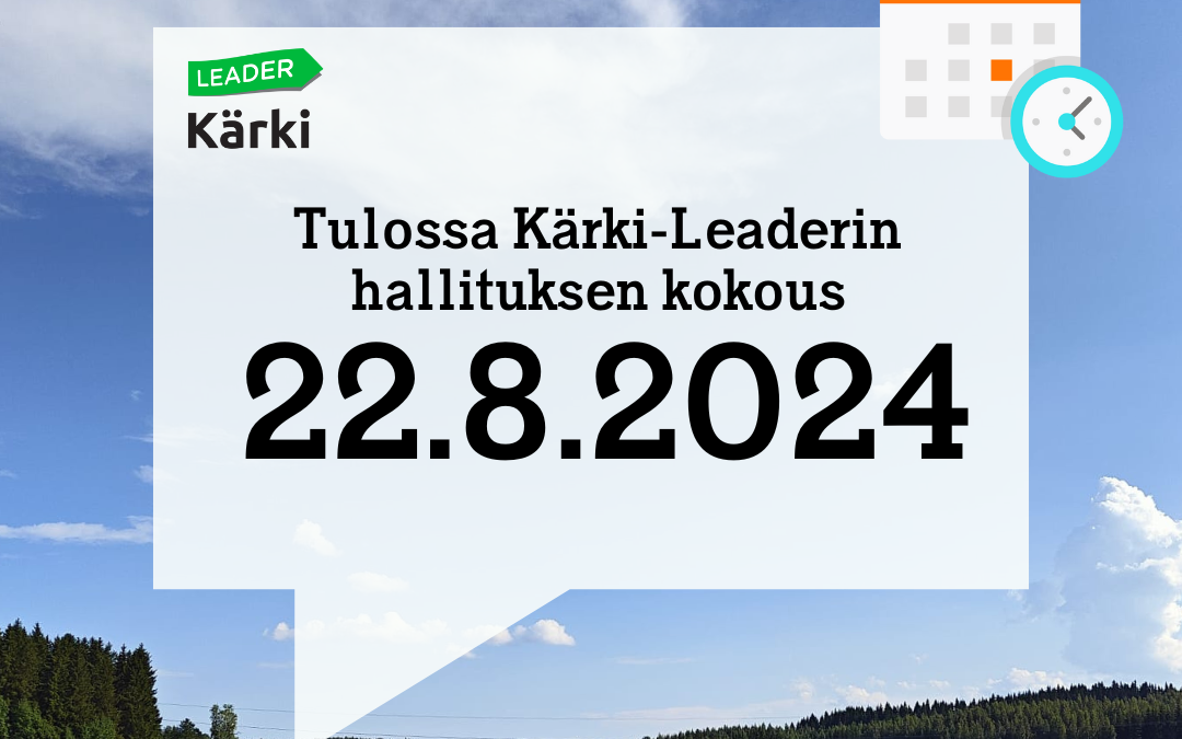 Leader Kärki ry:n hallituksen kokous