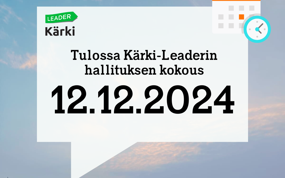 Kärki-Leaderin hallituksen kokous 12.12.2024