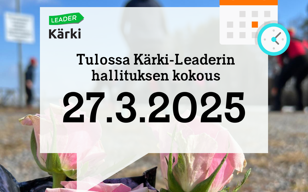 Kärki-Leaderin hallituksen kokous 27.3.2025