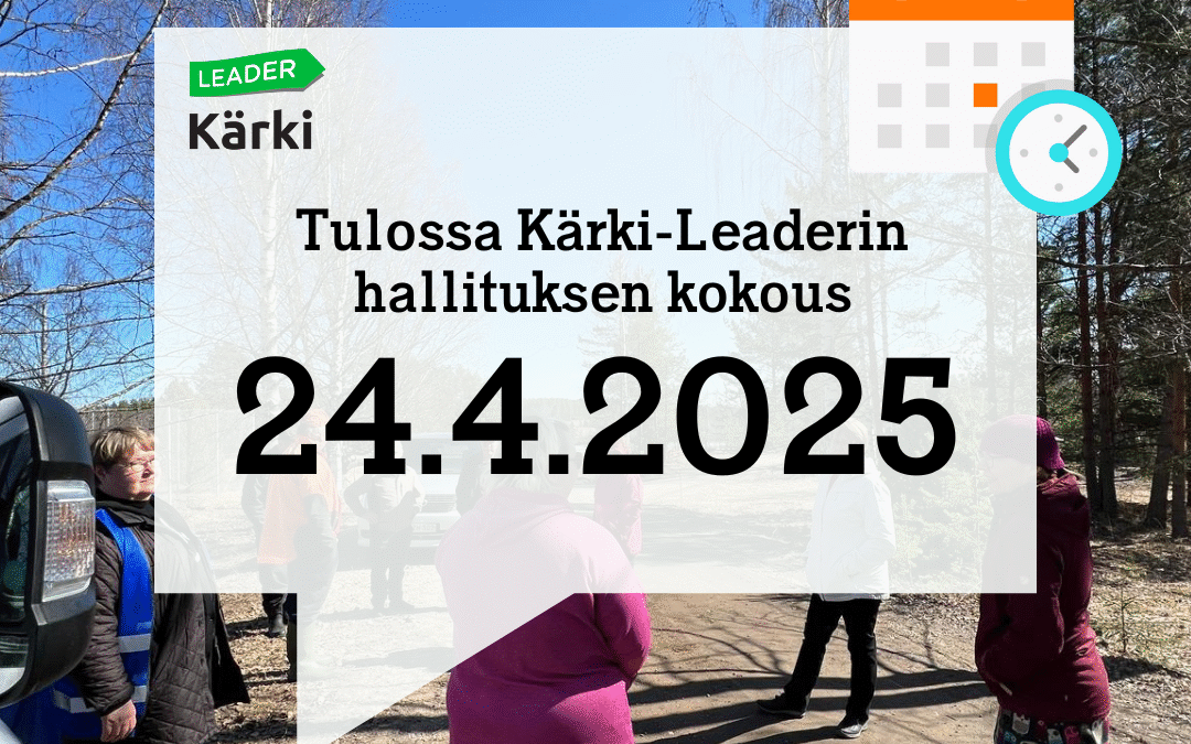 Kärki-Leaderin hallituksen kokous 24.4.2025