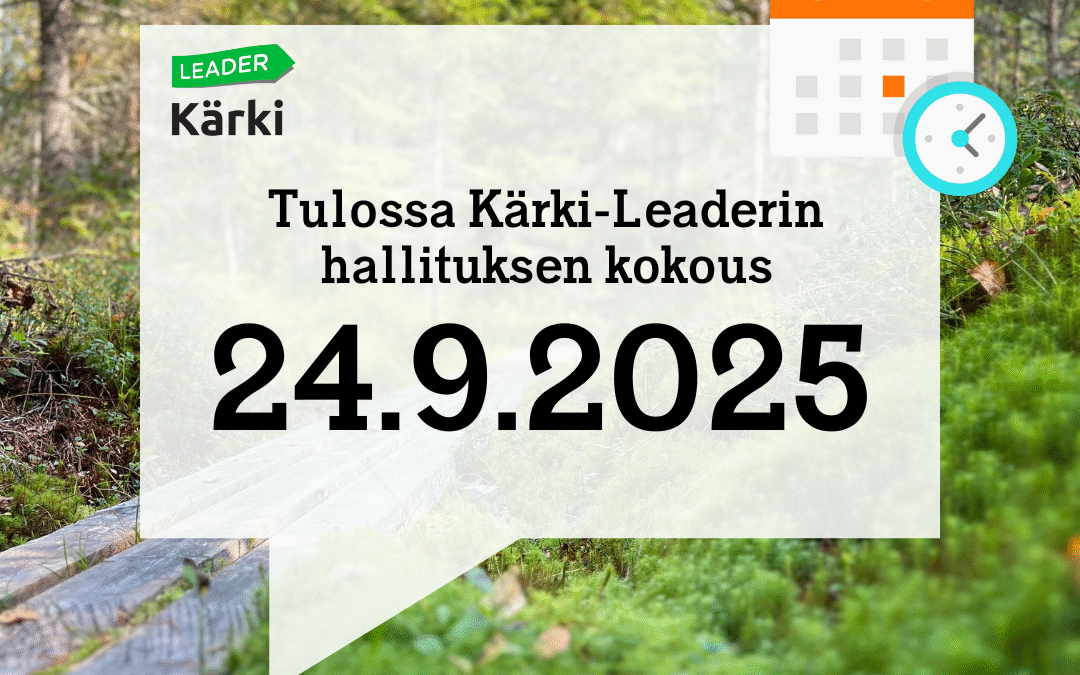 Kärki-Leaderin hallituksen kokous 24.9.2025