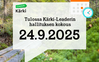 Kärki-Leaderin hallituksen kokous 24.9.2025
